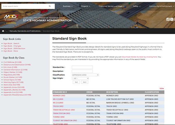 Standard Sign Book Application